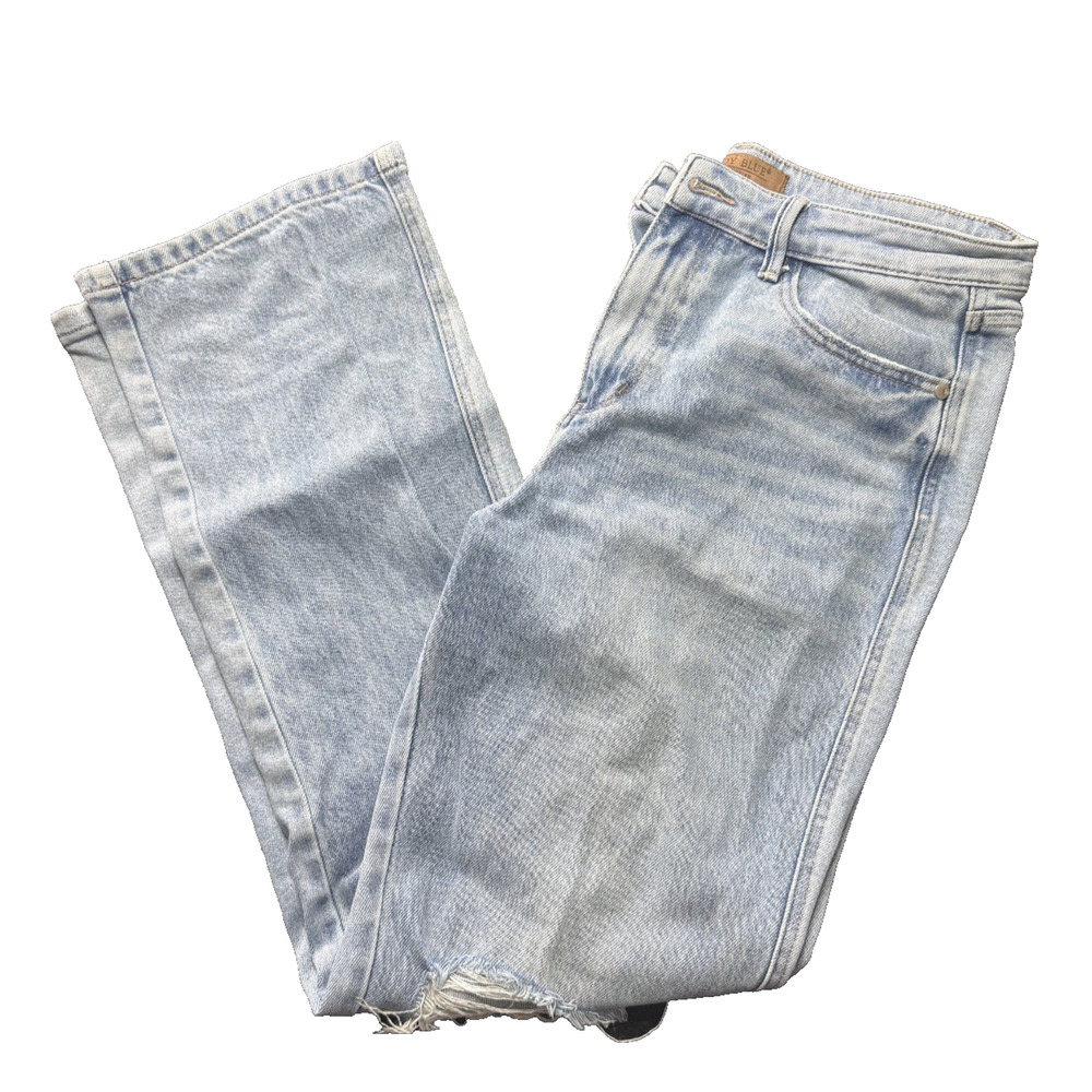 Judy Blue Women's Size 9/29 Wide Leg Distressed Jeans